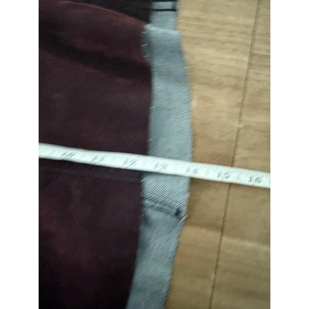 Wild Fable Mini Skirt Women's 14 Burgundy Acid Wash Denim Flare NWT Target